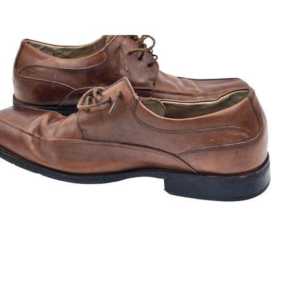 Florsheim Shoes Mens 11 3E Wide Comfortech Leather Oxford Dress Square Toe Lace - Picture 5 of 16